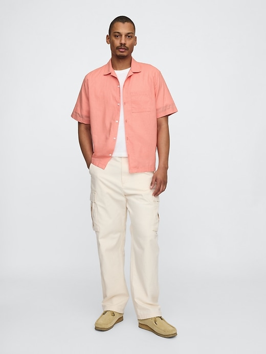 Image number 2 showing, Linen-Cotton Shirt