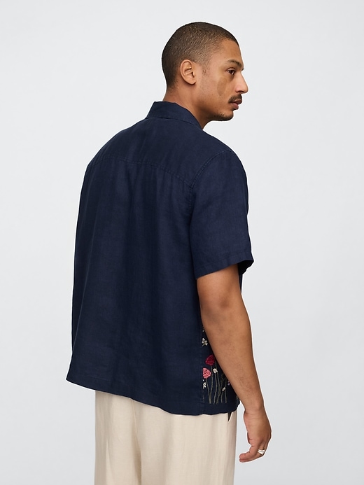 Image number 3 showing, Linen-Cotton Shirt