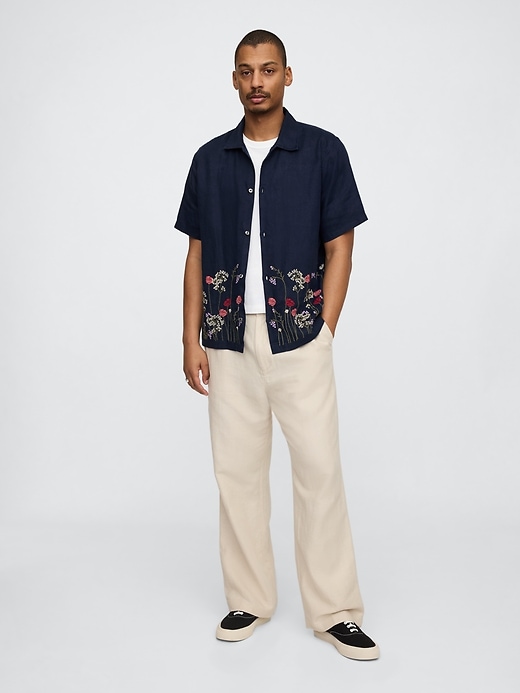 Image number 2 showing, Linen-Cotton Shirt