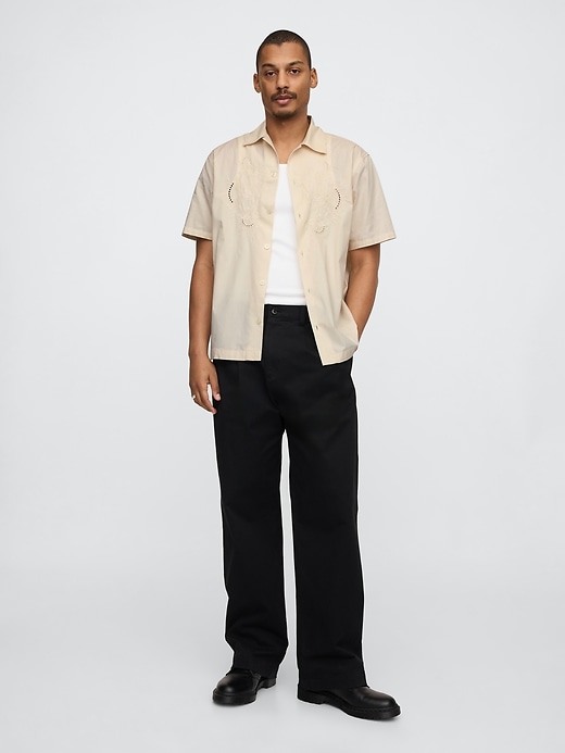 Image number 2 showing, Eyelet Poplin Shirt