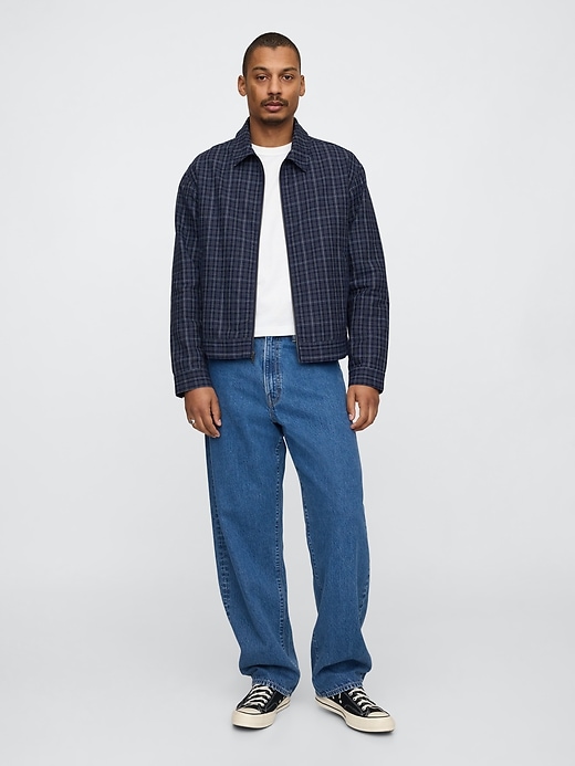 Image number 2 showing, Linen-Cotton Plaid Relaxed Jacket