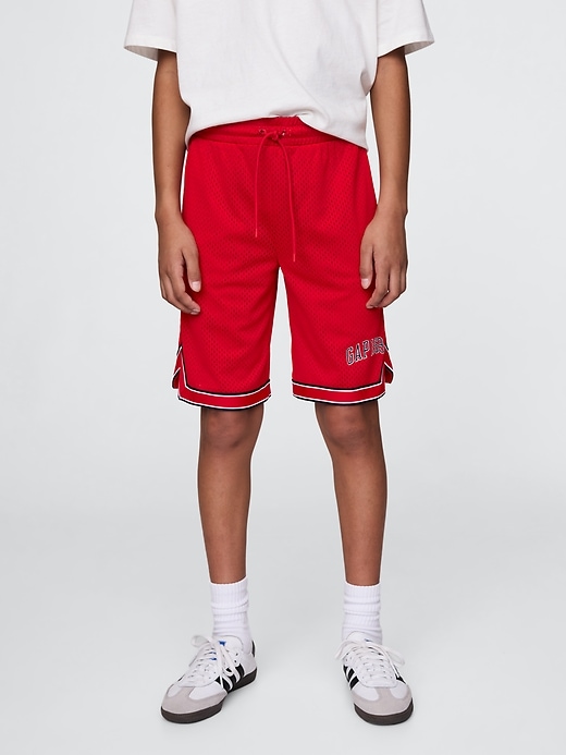 Image number 4 showing, GapFit Kids Mesh Pull-On Shorts