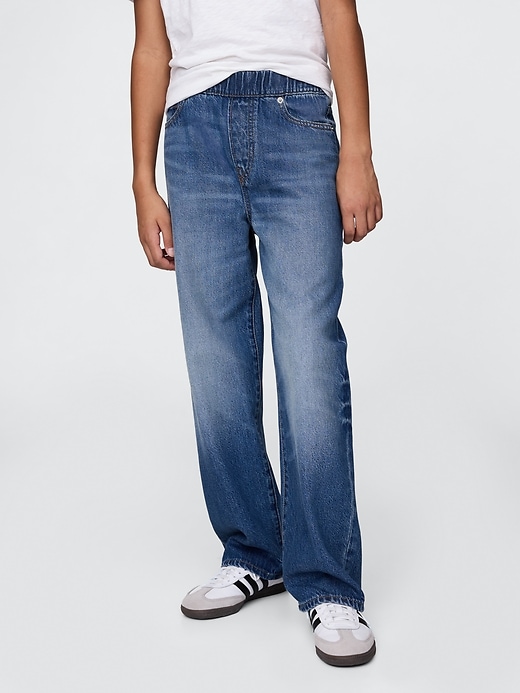 Image number 3 showing, Kids UltraSoft Pull-On Baggy Jeans