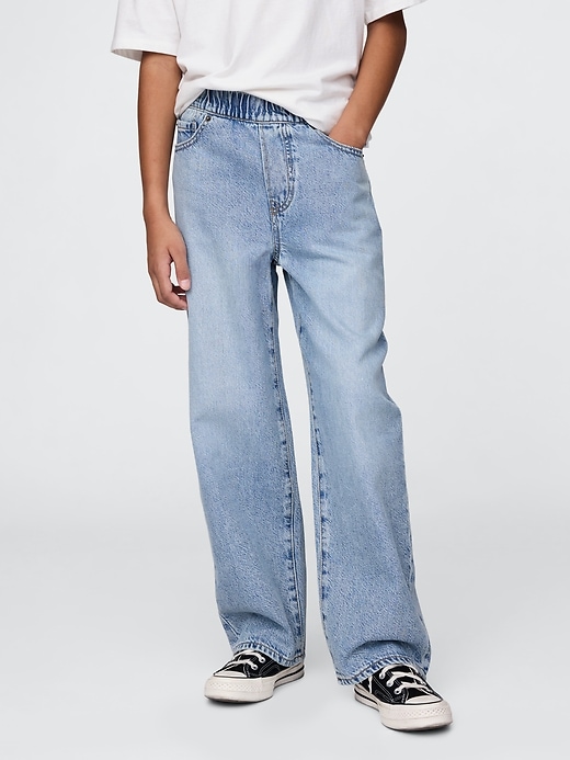 Image number 3 showing, Kids UltraSoft Pull-On Baggy Jeans