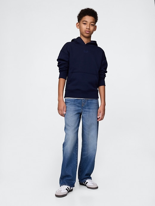 Image number 1 showing, Kids UltraSoft Pull-On Baggy Jeans