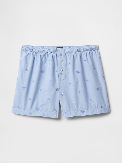 Image number 4 showing, Embroidered PJ Boxer Shorts