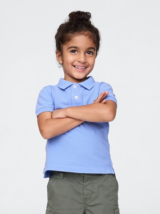 Image number 1 showing, Baby & Toddler Pique Polo Shirt