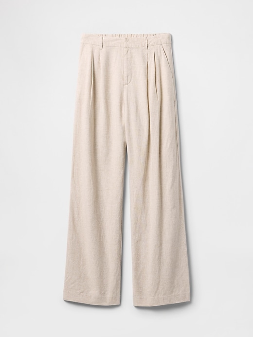 Image number 8 showing, 365 High Rise Linen-Blend Trousers