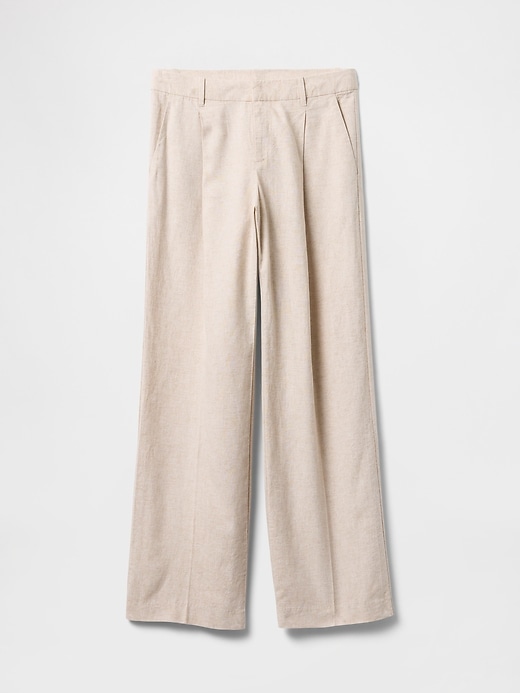 Image number 8 showing, 365 Low Rise Linen-Blend Trousers