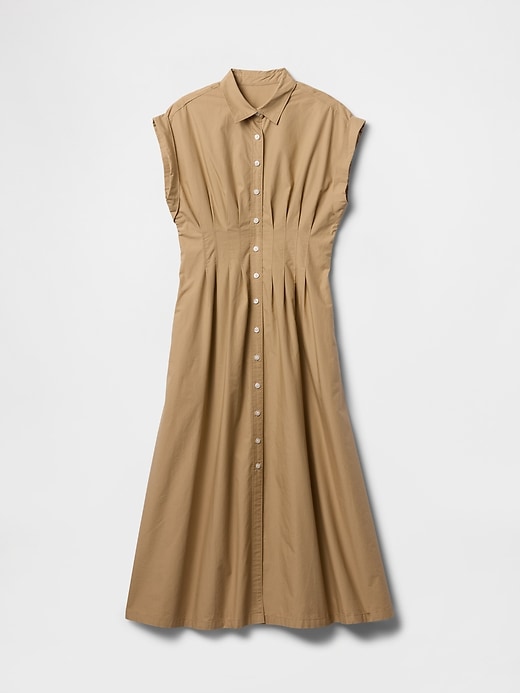 Image number 7 showing, Poplin Midi Shirtdress