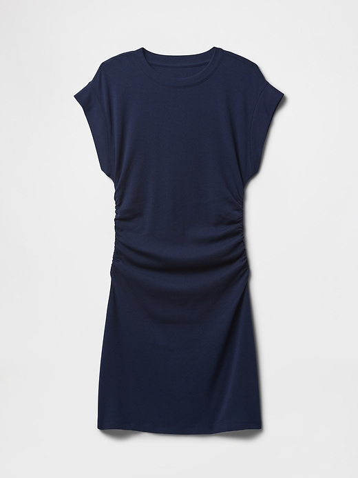 Image number 7 showing, Modern Rib Ruched Mini Dress