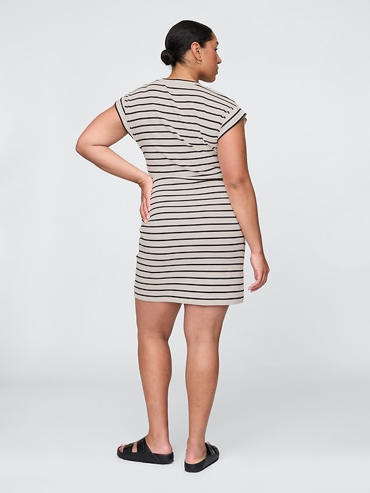 Image number 6 showing, Modern Rib Ruched Mini Dress