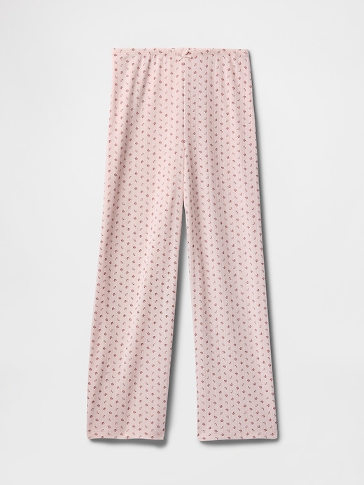 Image number 4 showing, Pointelle Cropped PJ Pants