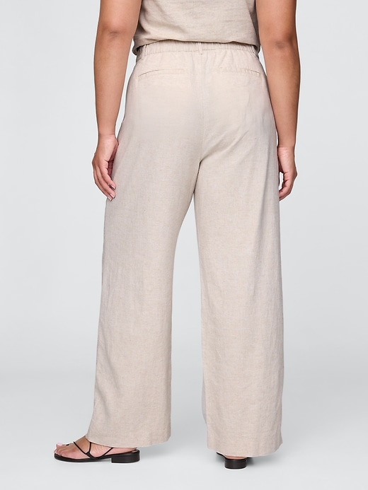 Image number 7 showing, 365 High Rise Linen-Blend Trousers