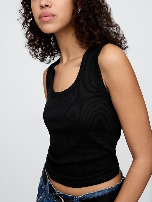 Image number 4 showing, Rib Scoop Tank Top