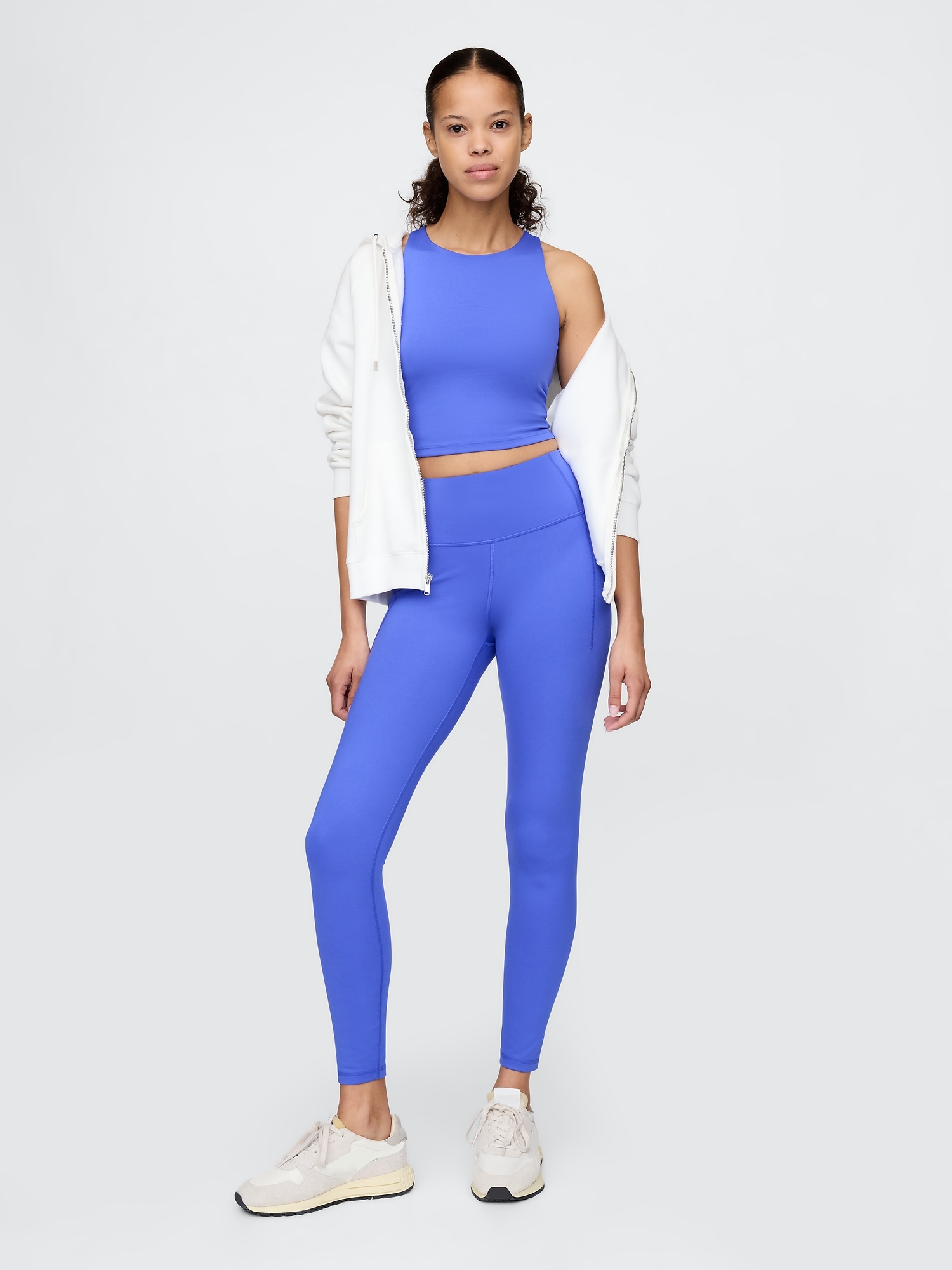 GapFit High Rise Power Full Length Leggings - Blue