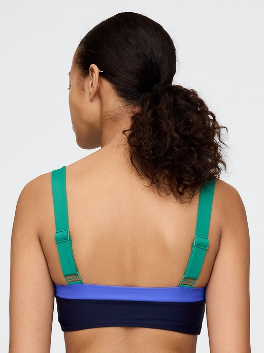 Image number 2 showing, Colorblock Bandeau Bikini Top