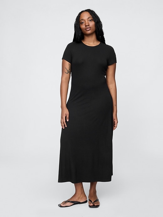 Image number 5 showing, Knit Jersey Maxi Dress