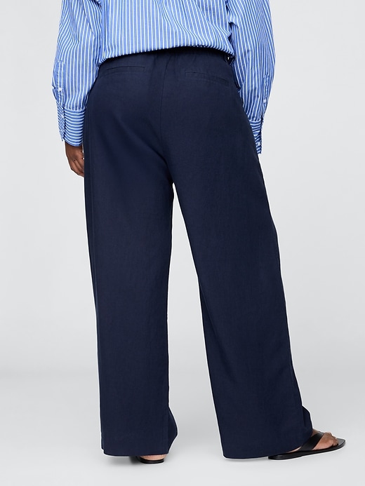 Image number 7 showing, 365 High Rise Linen-Blend Trousers