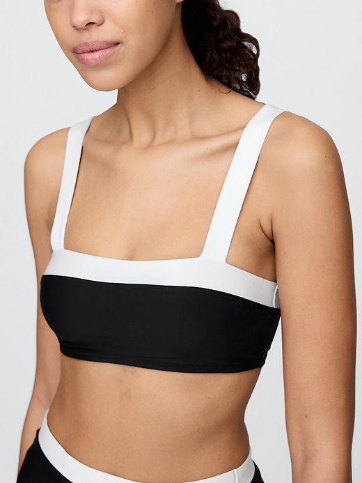 Image number 4 showing, Colorblock Bandeau Bikini Top