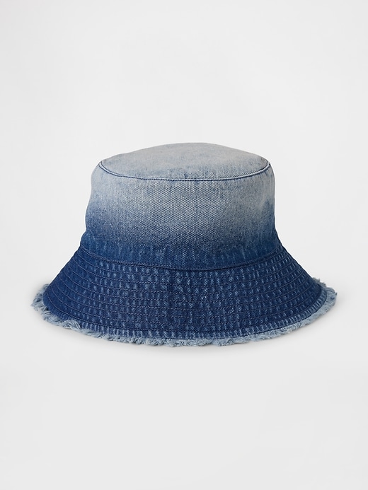 View large product image 1 of 1. Kids Ombre Denim Bucket Hat