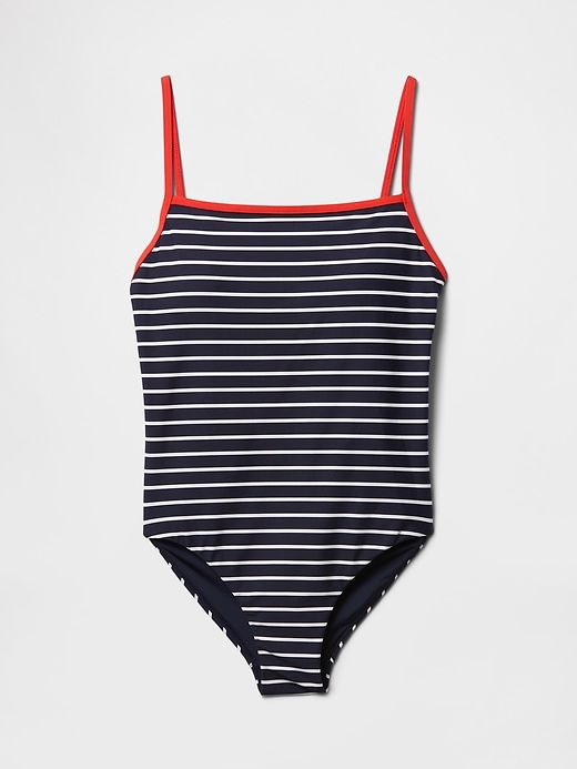 Image number 3 showing, Square-Neck One-Piece Swimsuit