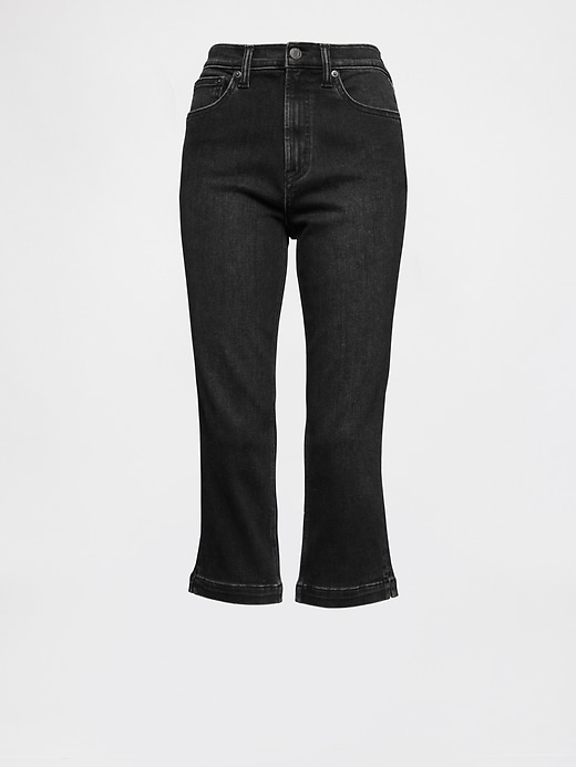 Image number 8 showing, High Rise Cropped Capri Jeans