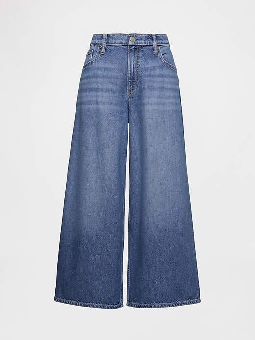 Image number 8 showing, Mid Rise UltraSoft Crop Baggy Jeans