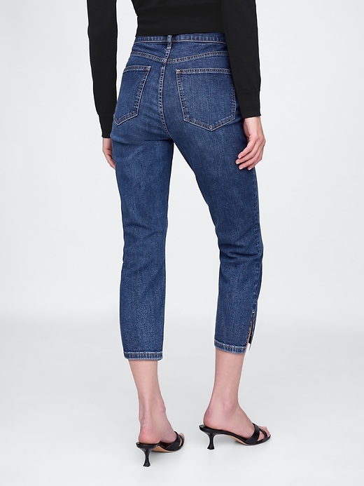 Image number 5 showing, High Rise Capri Jeans