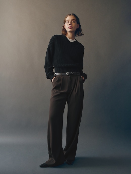 Image number 8 showing, 365 High Rise Pleated Trousers