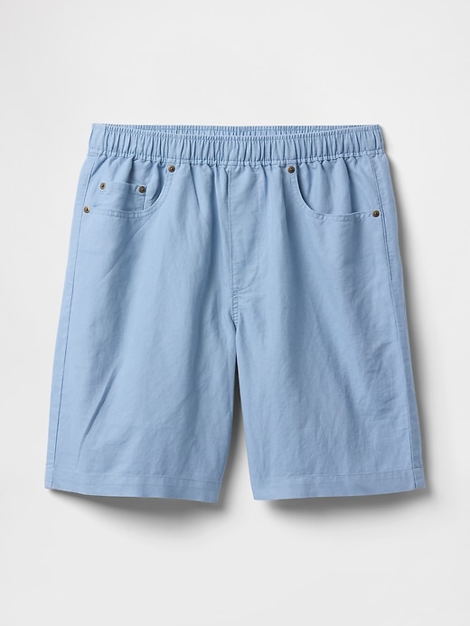 Image number 6 showing, Linen-Cotton Easy Shorts