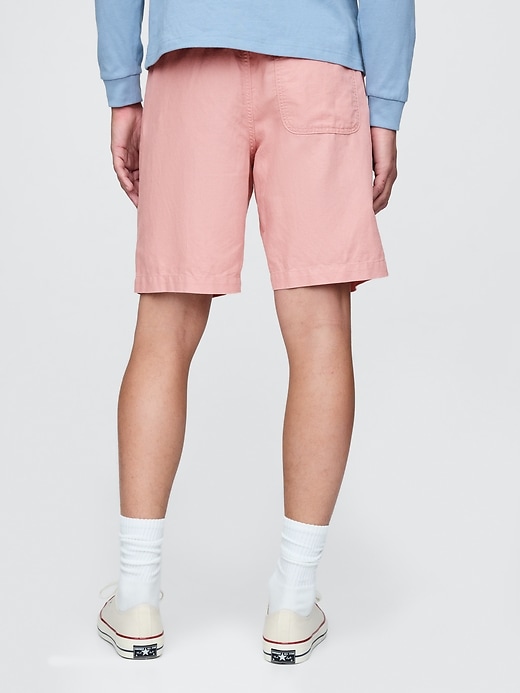 Image number 4 showing, Linen-Cotton Easy Shorts