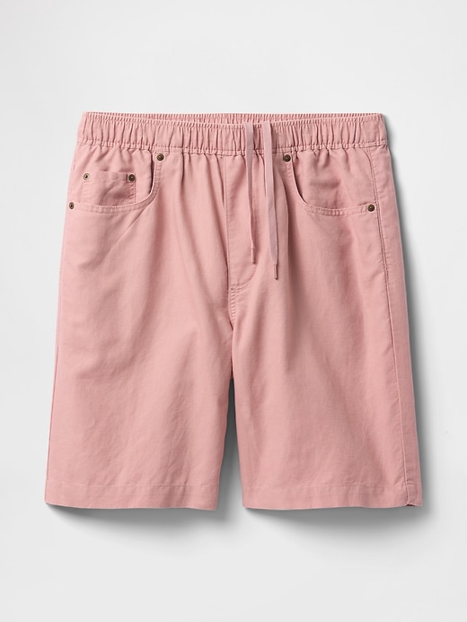 Image number 6 showing, Linen-Cotton Easy Shorts