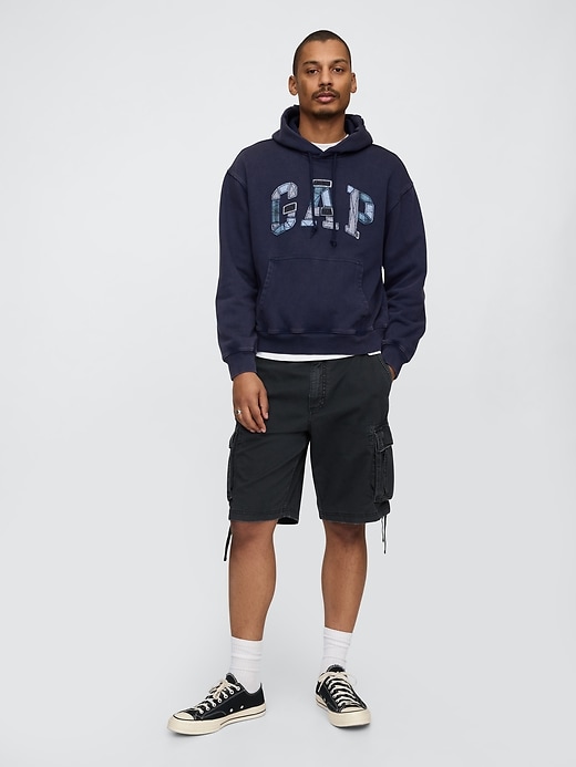 Image number 1 showing, Twill Cargo Baggy Shorts