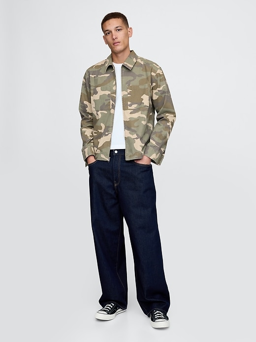 Image number 2 showing, Camo Zip Shirt Jacket