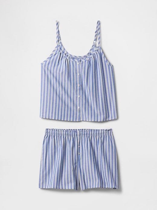 Image number 3 showing, Poplin PJ Shorts Set