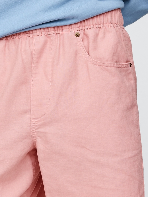 Image number 5 showing, Linen-Cotton Easy Shorts