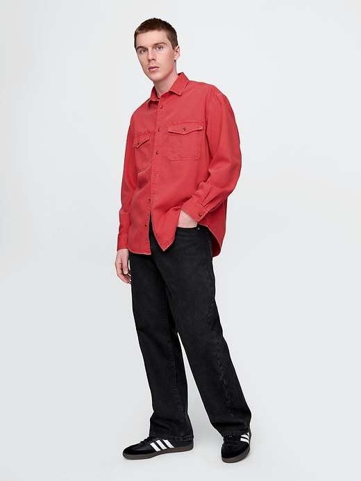 Image number 3 showing, UltraSoft Denim Big Shirt