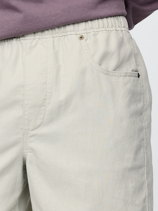 Image number 5 showing, Linen-Cotton Easy Shorts