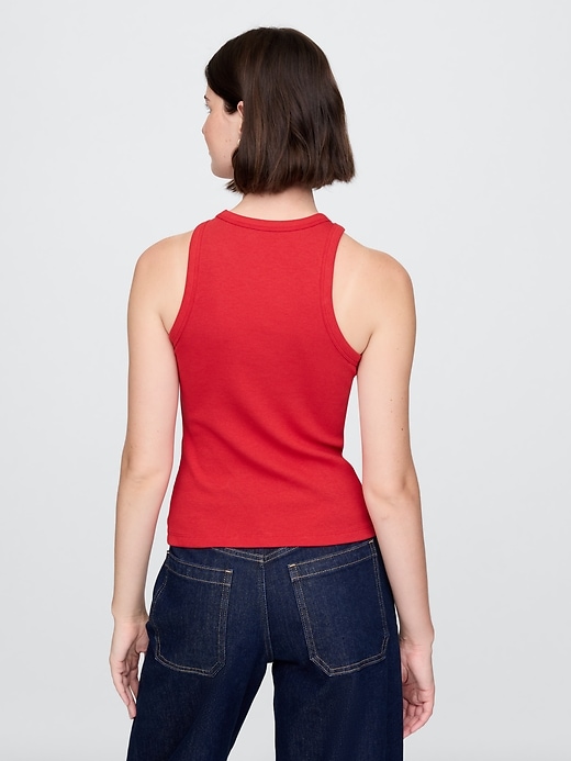 Image number 2 showing, Modern Rib Halter Tank Top