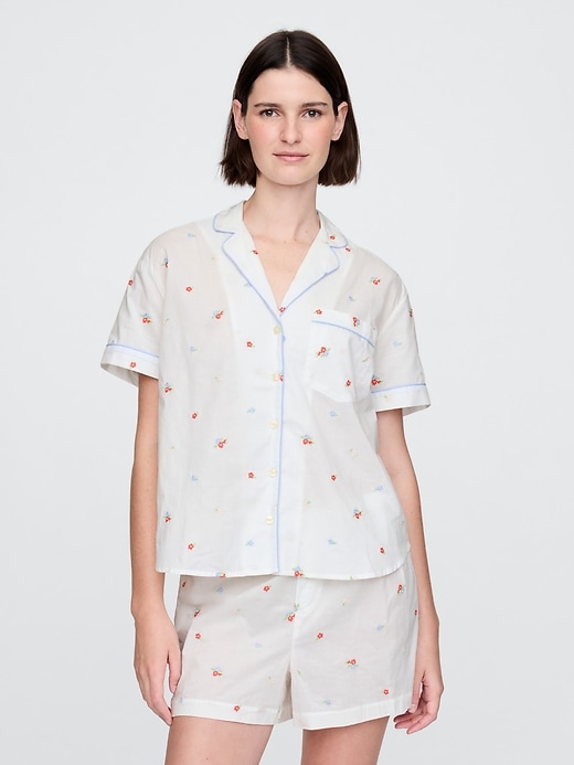 Image number 1 showing, Embroidered PJ Shirt