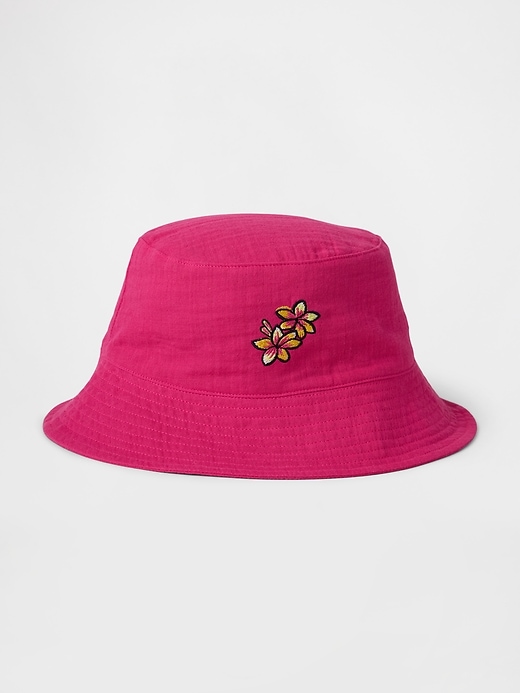 Image number 1 showing, Kids Organic Cotton Gauze Bucket Hat