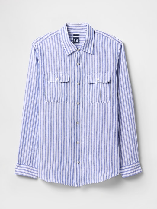 Image number 5 showing, 100% Linen Classic Shirt