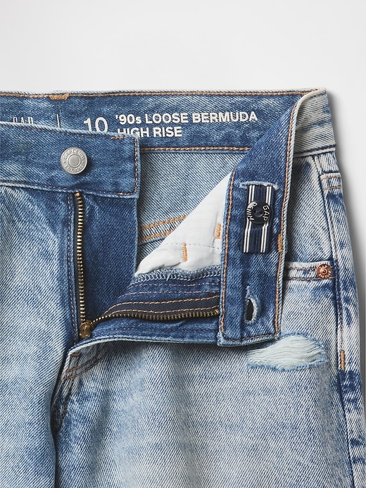 Image number 5 showing, Kids Low Rise Stride Denim Bermuda Shorts