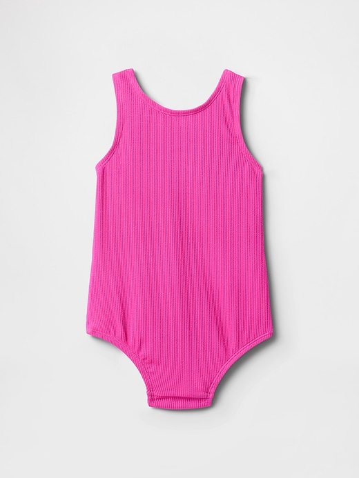 Image number 2 showing, Baby & Toddler Rib One-Piece Swimsuit