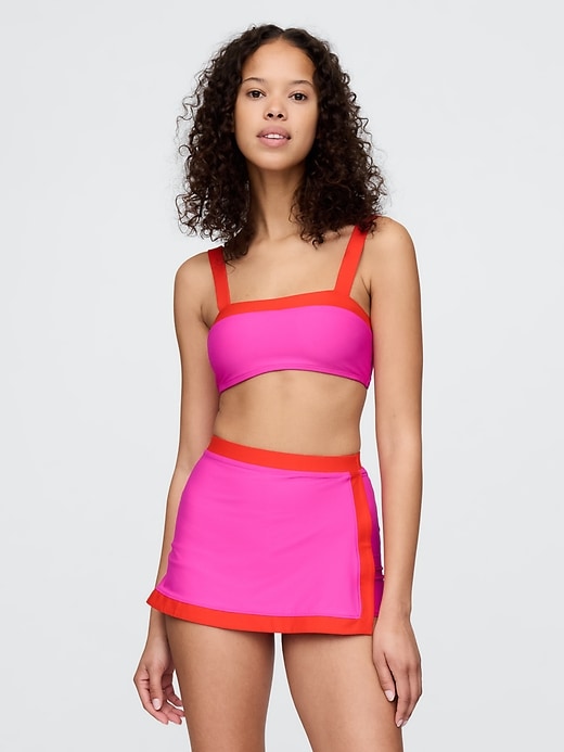 Image number 3 showing, Colorblock Bandeau Bikini Top