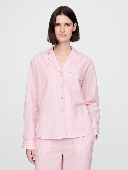 Image number 1 showing, Poplin PJ Shirt