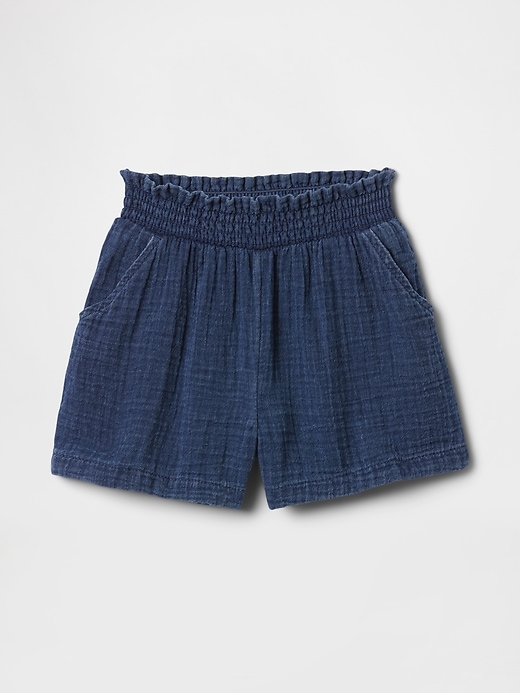 Image number 1 showing, Baby & Toddler Crinkle Gauze Pull-On Shorts