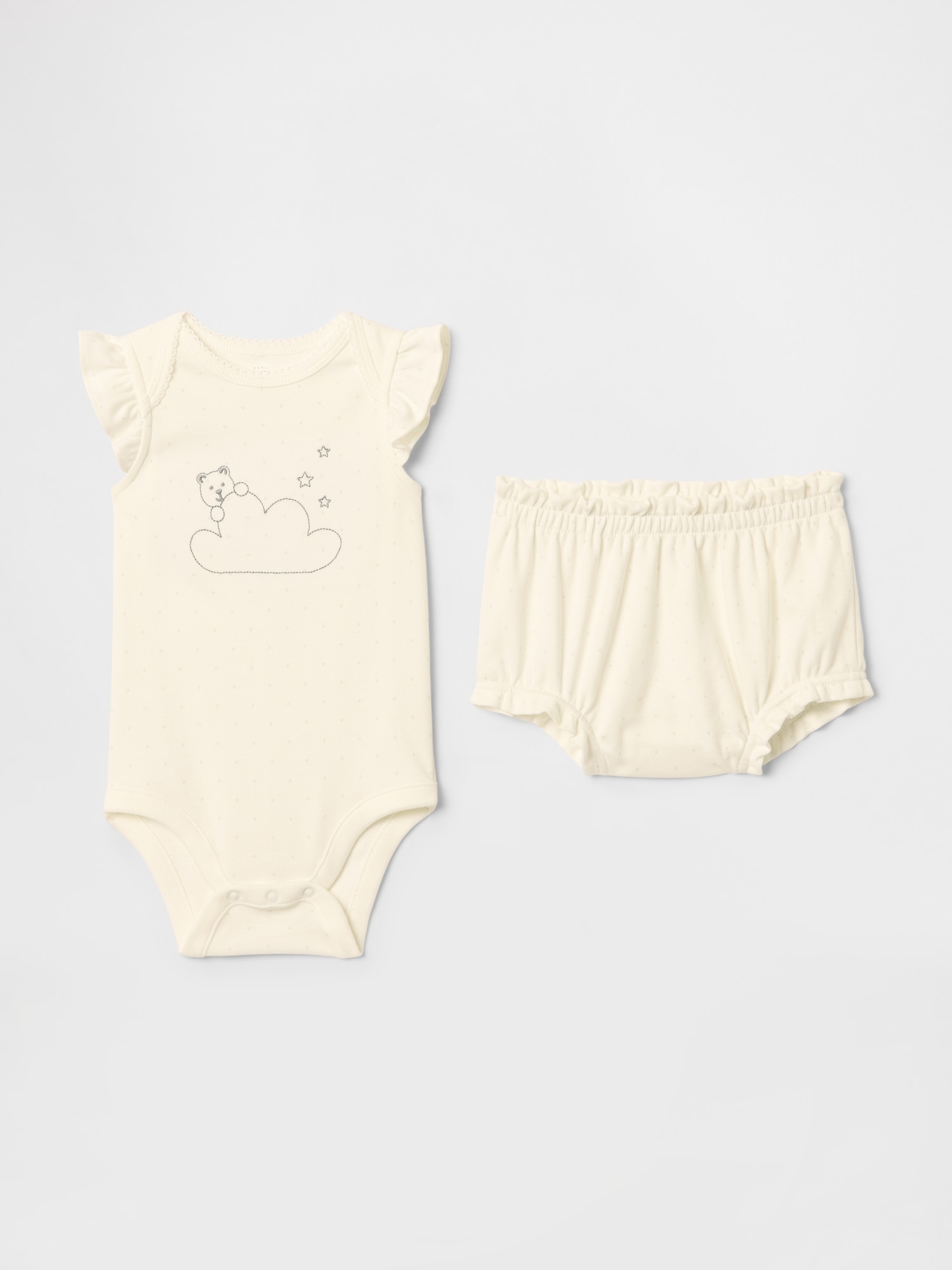 Baby Supima® Bear Bodysuit Outfit Set