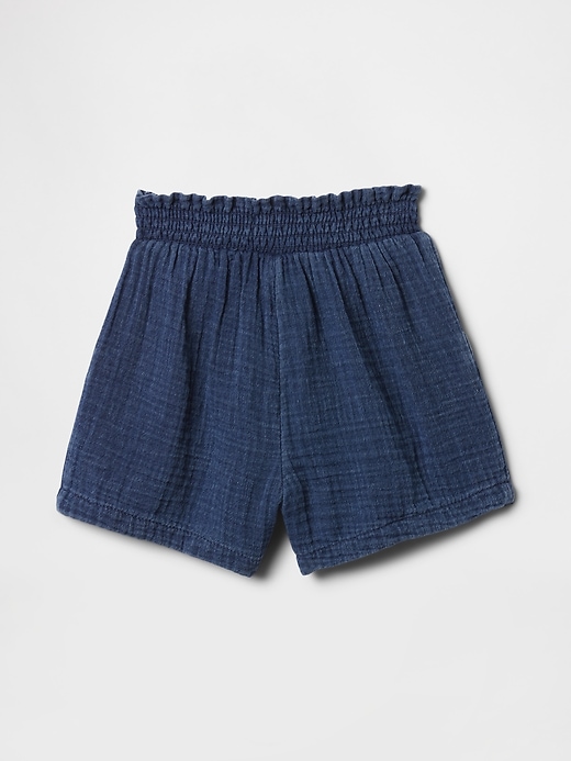 Image number 2 showing, Baby & Toddler Crinkle Gauze Pull-On Shorts